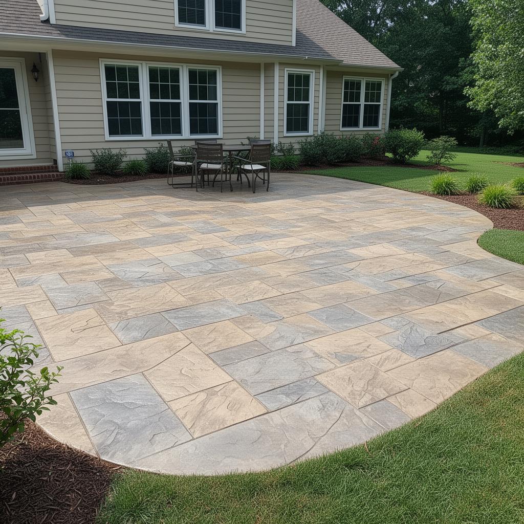 Completed concrete project