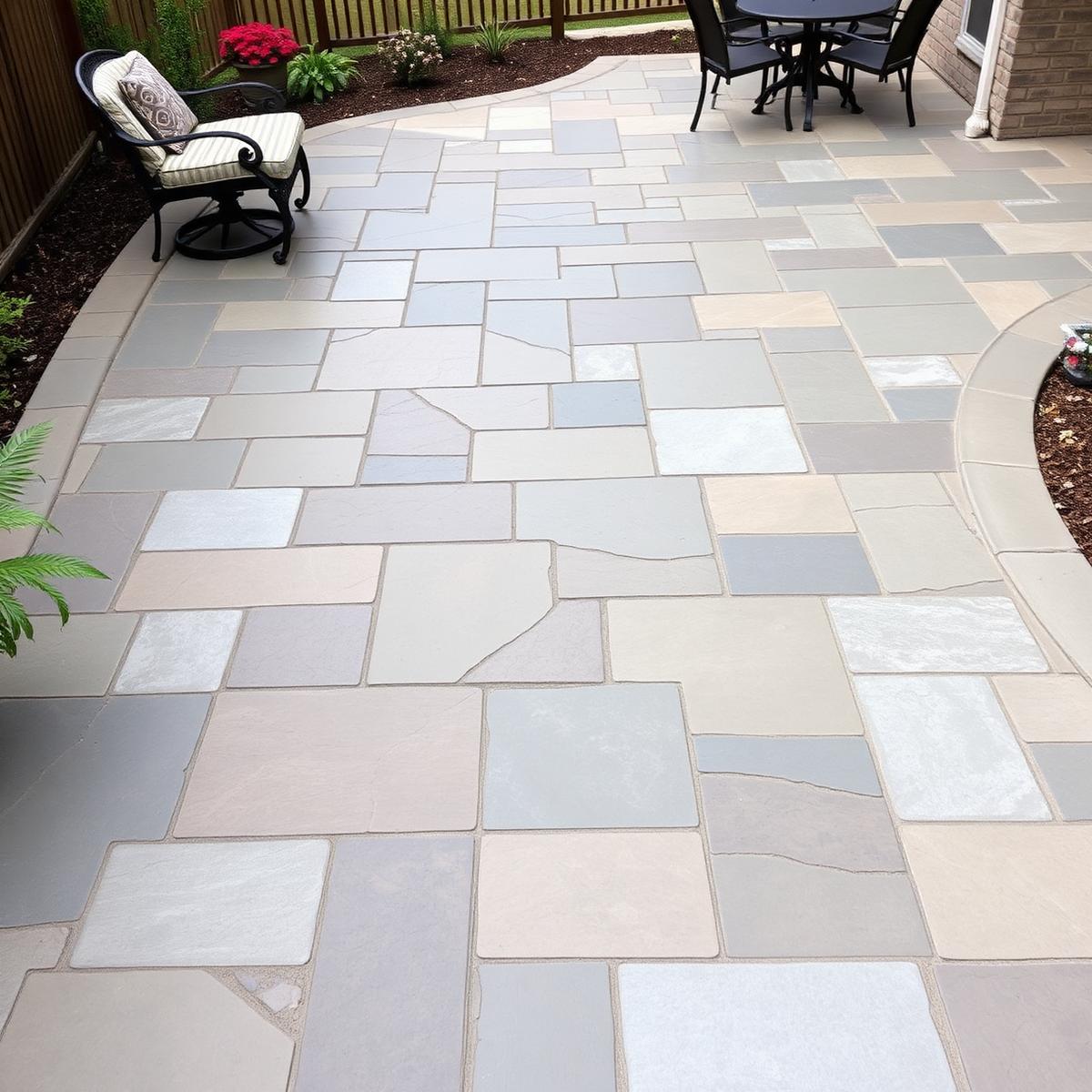 Completed concrete project